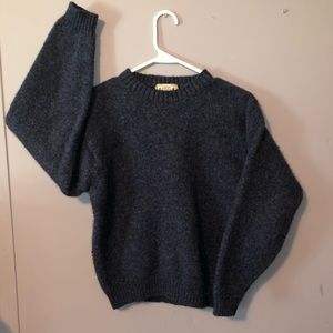 Navy Blue, 100% Wool sweater